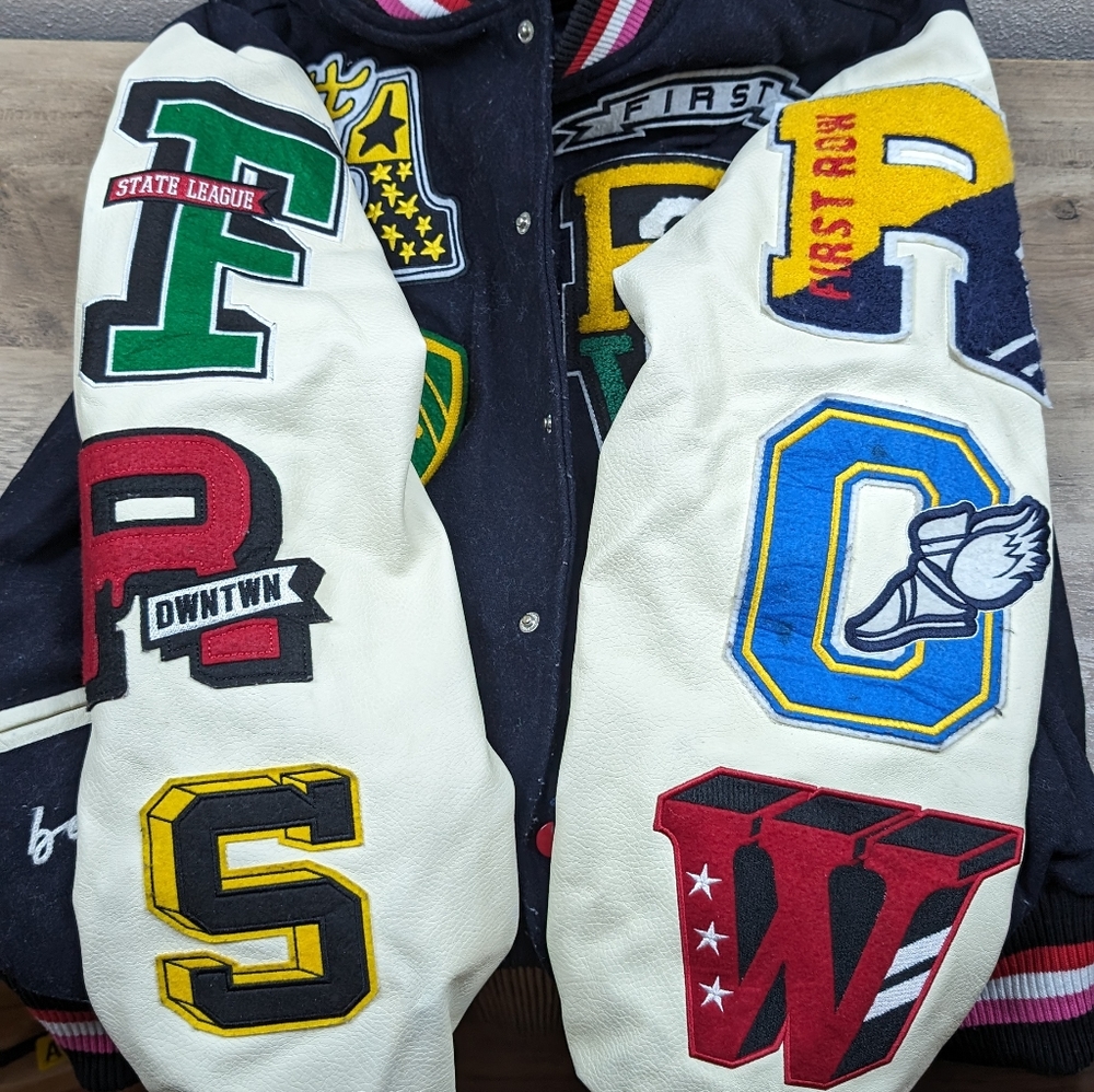 First Row Keep Life Simple All Over Varsity Jacket - image 6